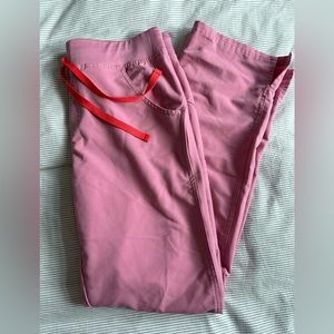 Figs Chalk Pink Kade Cargo Scrub Pants Small